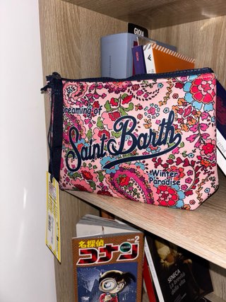 Pochette Saint Barth floreale