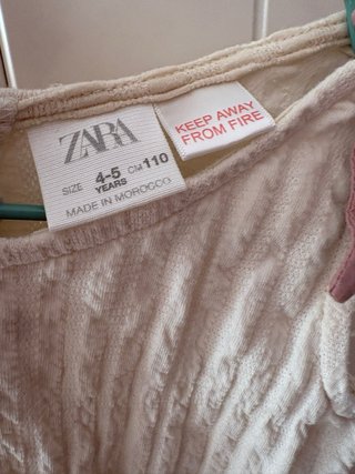 Mono Zara cut out talla 5