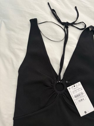 Camiseta Sfera tirantes negra S/36