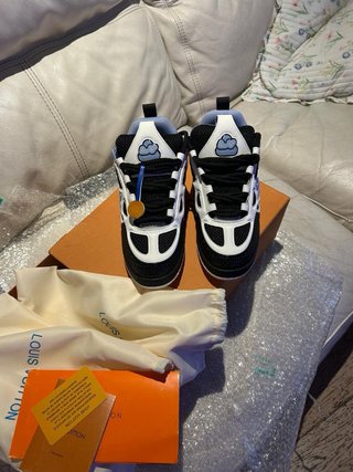 Zapatillas Louis Vuitton Skate Blancas y Negras