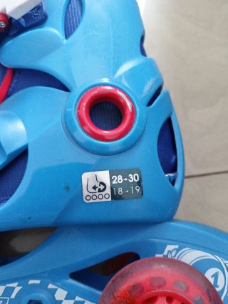 Patines Oxelo Infantiles Azul/Rojo