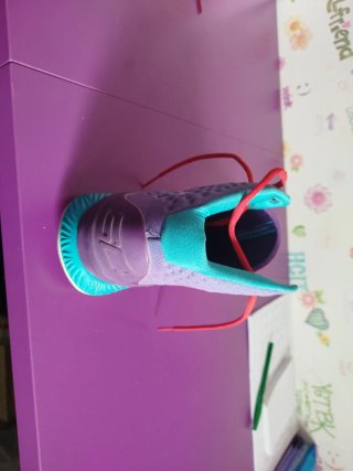 Zapatillas Baloncesto Morado/Turquesa