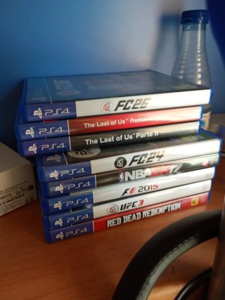 PS4 Juegos: FC26, The Last of Us, FC24, NBA, F1, U