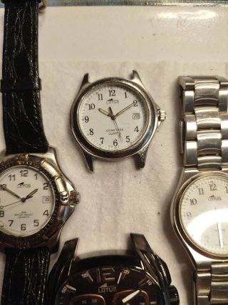 Lote 4 Relojes Lotus Caballero