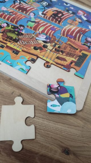 Puzzle Mideer Barco Pirata 3+