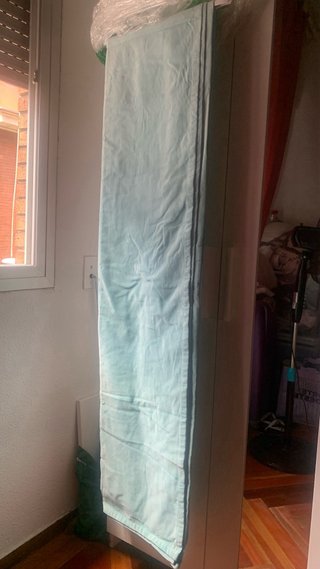 Cortinas Ikea SANLEA Turquesa