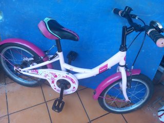 Bicicleta infantil rosa B-PRO