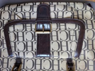 Bolso Carolina Herrera Vintage Beige y Marrón