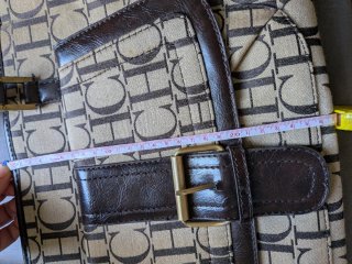 Bolso Carolina Herrera Vintage Beige y Marrón