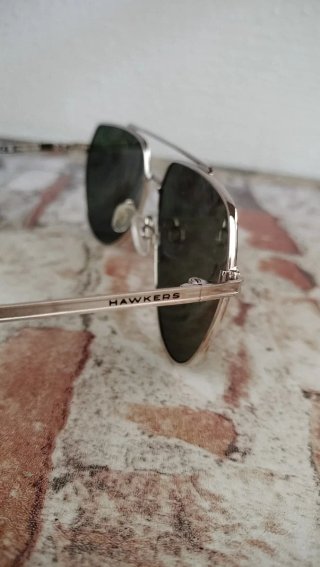 Gafas Hawkers Aviador Plata y Negro