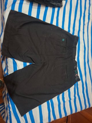 Pantalones cortos negros hombre,marca LOST ñ