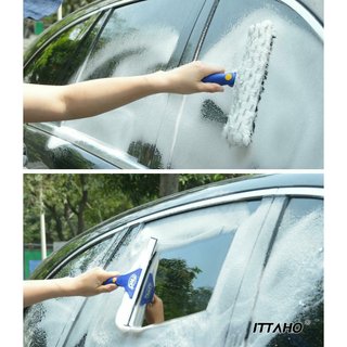 Kit limpieza ventanas 3 piezas con barra extensible