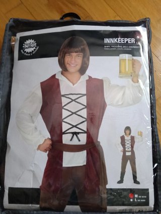 Disfraz Mesonero Medieval Adulto Talla M