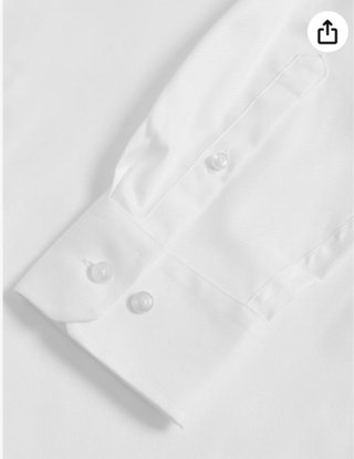 Camisa Marks & Spencer Sarga Algodón Blanca