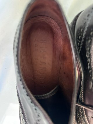 Zapatos Hispanitas cordones dorados/morados/cobre