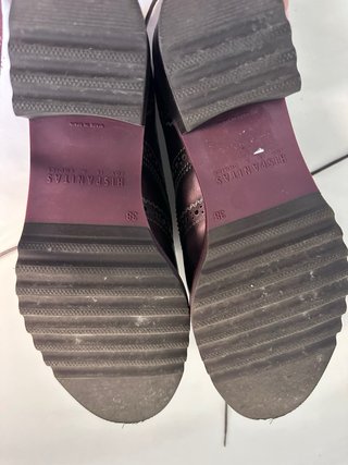 Zapatos Hispanitas cordones dorados/morados/cobre