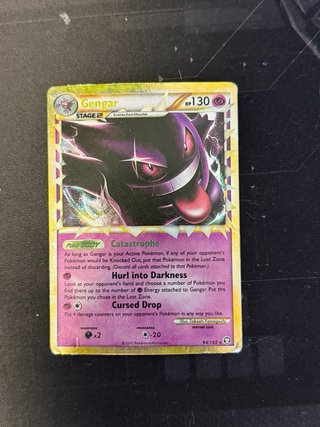 Cartas Pokémon Rayquaza, Gengar, Feraligatr