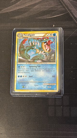Cartas Pokémon Rayquaza, Gengar, Feraligatr