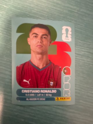 Cristiano Ronaldo sticker Mundial 2026