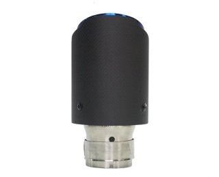 Nueva, Cola de escape carbono y azul