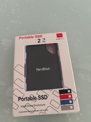 Disco Duro Externo SSD 2TB USB 3.1