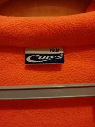 Forro Polar CUPS Naranja Talla M
