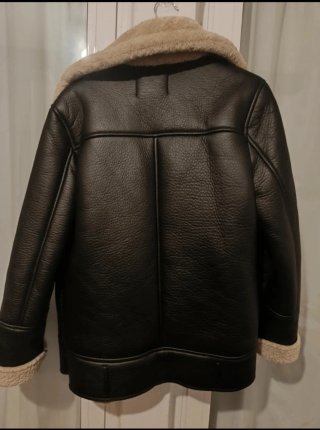 Chaqueta aviador Stradivarius borrego