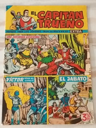 EL CAPITÁN TRUENO EXTRA 3 TEBEOS ORIGINALES