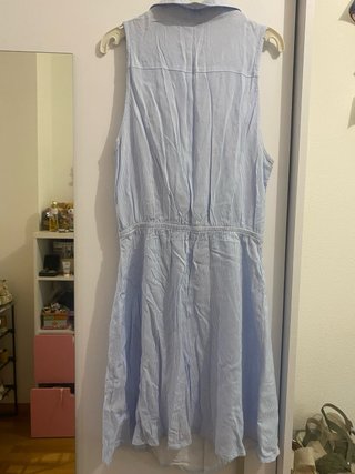 Vestido H&M Talla 38 Rayas Azules