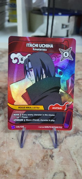 Itachi Uchiha 128/130 1ª Ed Naruto Mythos TCG de segunda mano por