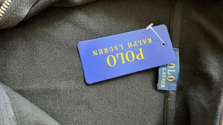 Polo Ralph Lauren 1/4 Zip Sudadera Negra