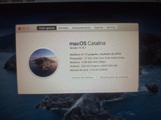 MacBook Air 11 i5 Plata