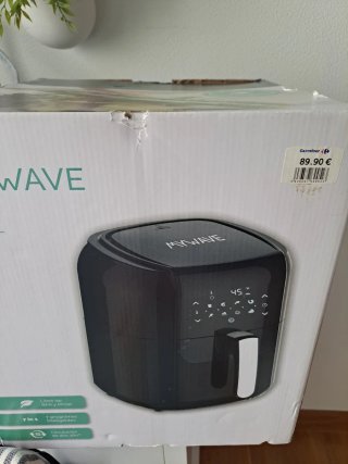 Freidora de aire MyWave negra