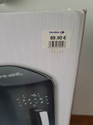 Freidora de aire MyWave negra