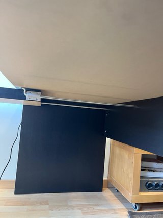 Escritorio negro Ikea