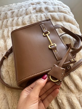 Bolso mini marrón chocolate