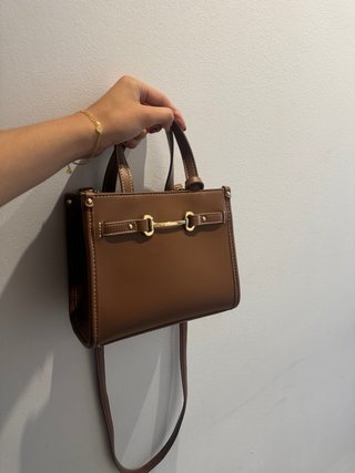 Bolso mini marrón chocolate