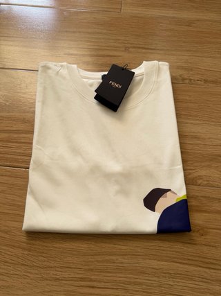 Camiseta Fendi Beige Talla M