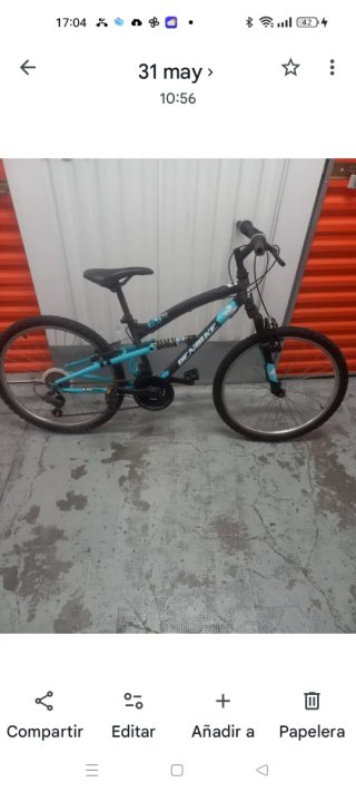 Bicicleta 24 Denbike Doble Suspensión