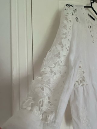 Blusa Guipur Blanca