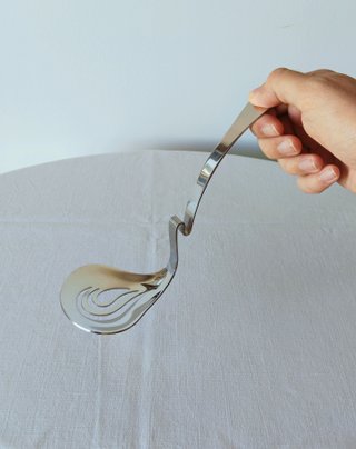 Alessi Nunziatella mestolo per mozzarella, scatola