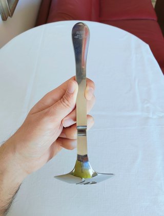 Alessi Nunziatella mestolo per mozzarella, scatola
