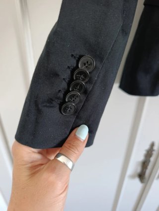 Chaqueta Zara Negra Mujer Talla S