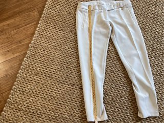 Pantaloni donna color panna