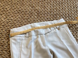 Pantaloni donna color panna
