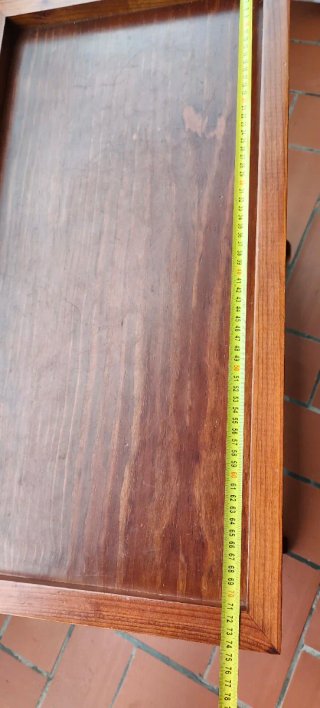 Mesa auxiliar plegable RiberMöbel madera