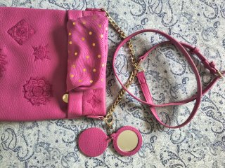 Borsa Desigual tracolla fucsia