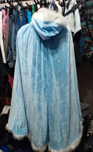 Disfraz Princesa Azul con Capa Peluche