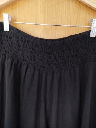 Falda pantalón boho negra talla única