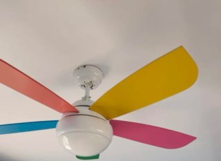 Ventilador Techo Multicolor con Mando